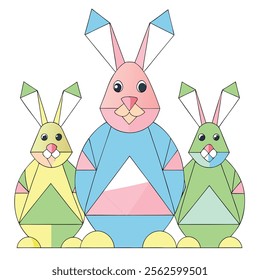 Easter Celebration Vector Illustrations | Festive Graphics on White Background