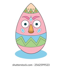 Easter Celebration Vector Illustrations | Festive Graphics on White Background