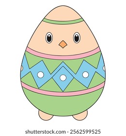 Easter Celebration Vector Illustrations | Festive Graphics on White Background
