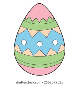 Easter Celebration Vector Illustrations | Festive Graphics on White Background