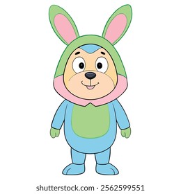 Easter Celebration Vector Illustrations | Festive Graphics on White Background