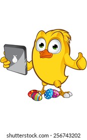 Easter Chick Cartoon Character