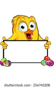 Easter Chick Cartoon Character