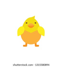 Easter, chick icon. Element of color easter illustration. Premium quality graphic design icon. Signs and symbols collection icon for websites, web design