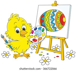 Easter Chick painter