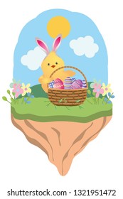 easter chicken cartoon