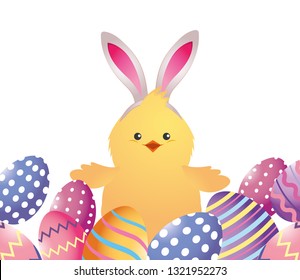 easter chicken cartoon