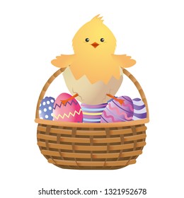 easter chicken cartoon