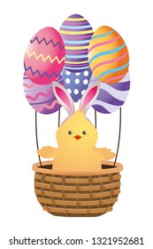 easter chicken cartoon
