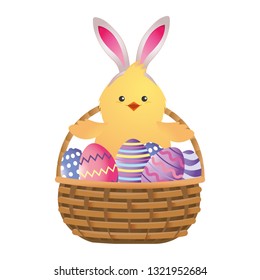 easter chicken cartoon