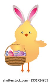 easter chicken cartoon