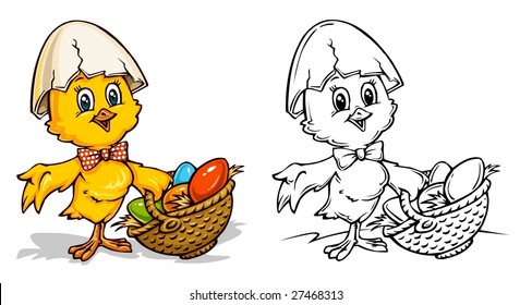 Easter Clip-art, color , black & white