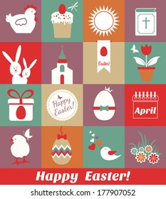 Easter collage set