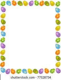 Easter colored egg. Easter card