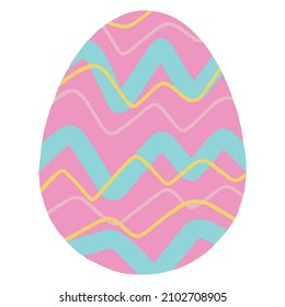 Easter colorful eggs. Vector illustration.