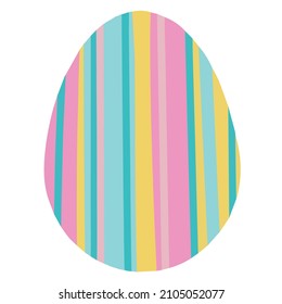 Easter colorful eggs. Vector illustration.