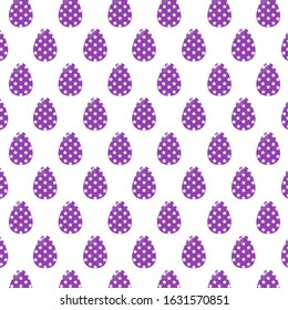 Easter colorful eggs vector pattern illustration background