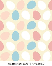 Huevos pintados con colores de Pascua, patrón artístico sin fisuras