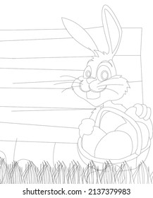 Easter Coloring Book page for children
