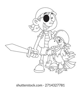 Dibujo para colorear de Pascua con un conejo lindo con huevos decorativos en línea blanca y negra limpia, perfecto para niños y adultos, esta página para colorear imprimible es ideal para actividades de Pascua, colorear 