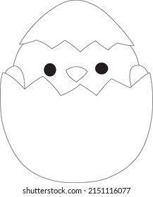 Osterfarbseite für Kinder
