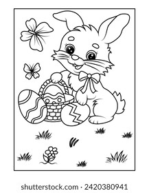 página de coloración de Semana Santa para niños