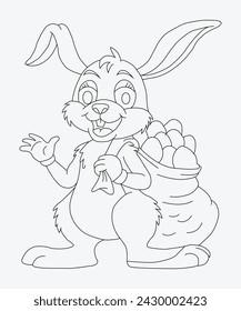 Its Easter Coloring Page For Kids 