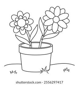 Easter coloring page for kids