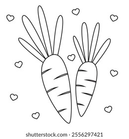 Easter coloring page for kids