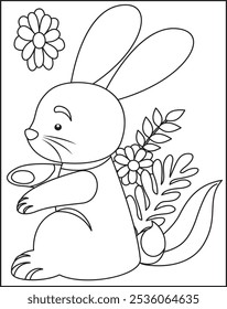 Easter Coloring Pages Printable Vectors For Kids.