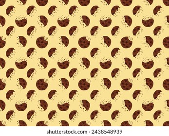 Ostern Cookies White Day Vektor Cartoon Icon Dessert Frühstück Illustration Tapete Sweet Biscuit