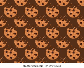 Ostern Cookies White Day Vektor Cartoon Icon Dessert Frühstück Illustration Tapete Sweet Biscuit