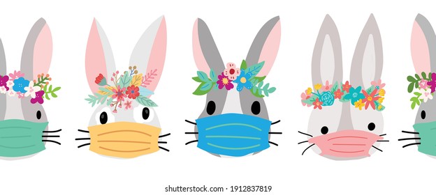 Easter Coronavirus Bunnies and