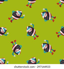 easter costume flat icon,eps10 seamless pattern background
