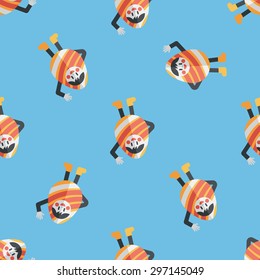 easter costume flat icon,eps10 seamless pattern background