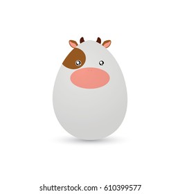 Easter cow Egg