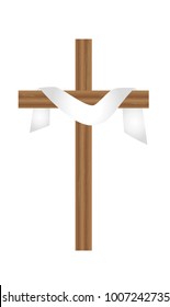 Easter cross. Crucifixion of Jesus Christ