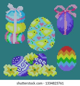 easter cross stitch