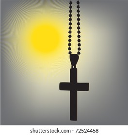 Easter Crosses At Sunset