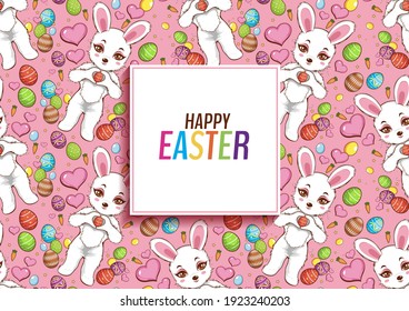 Easter Day Background, template design.