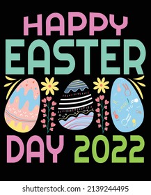 EASTER DAY CREATIVE TYPOGRAPHY T-SHIRT DESIGN