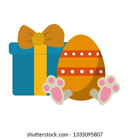 Easter day cute cartoons