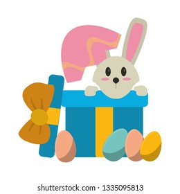 Easter day cute cartoons