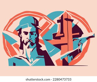 Easter Day and the Death of Jesus , Christians around the world. Jesus Christ was crucified sayings, church pamphlets, crosses, Easter Day and Death of Jesus.