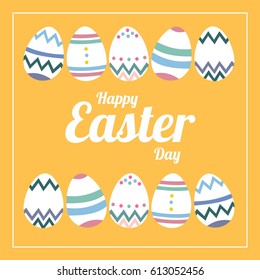 Easter day eggs