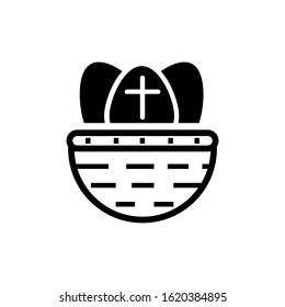 easter day eggs icon design vector template 