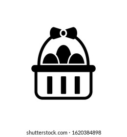 easter day eggs icon design vector template 