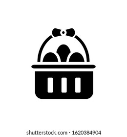 easter day eggs icon design vector template 