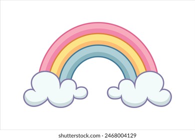 Easter Day Flat Sticker Design