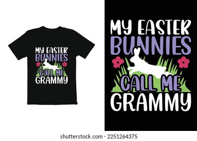 easter day funny t shirt design vector 